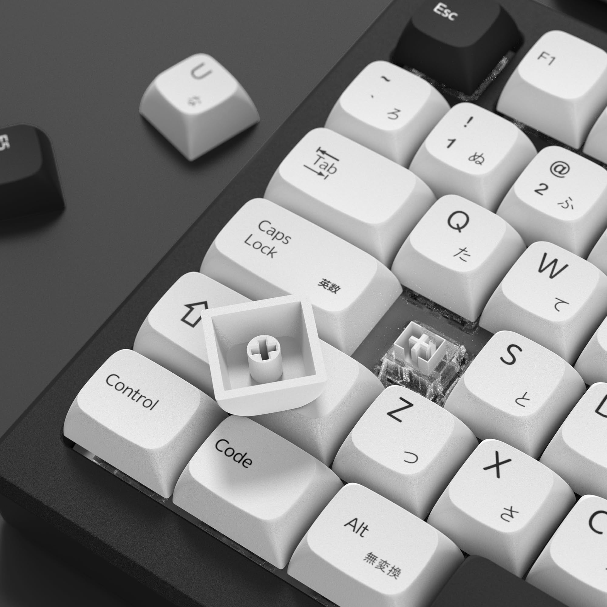 GMKWTL XDA Keycaps Japonês PBT, Bow 75% Dye-Sublimation para 61/64